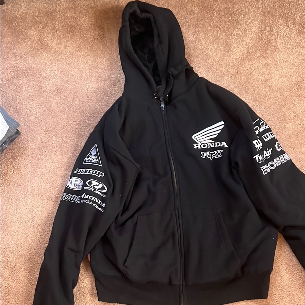 Honda Racing Black Hoodie
